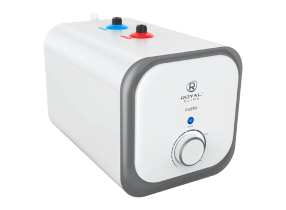 Водонагреватель Royal Clima FUSTO RWH-FS7-CEU, 7л, эмаль,1.5 кВт, 55°С, 251x251x386, шт