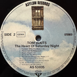 Tom Waits ‎– The Heart Of Saturday Night (Германия) Т