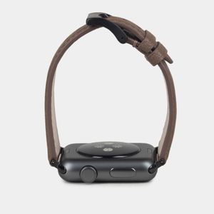 Ремешок для Apple Watch 40/41/42 mm из кожи козы, коричневого цвета