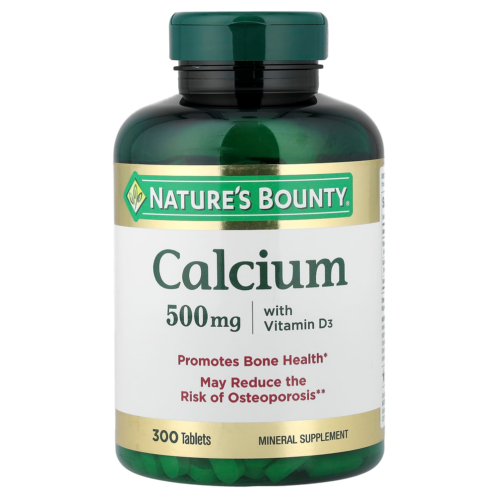 Nature's Bounty, кальций с витамином D3, 300 таблеток