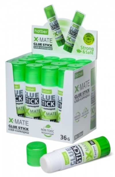 Клей-Карандаш Hatber X-Mate 36гр