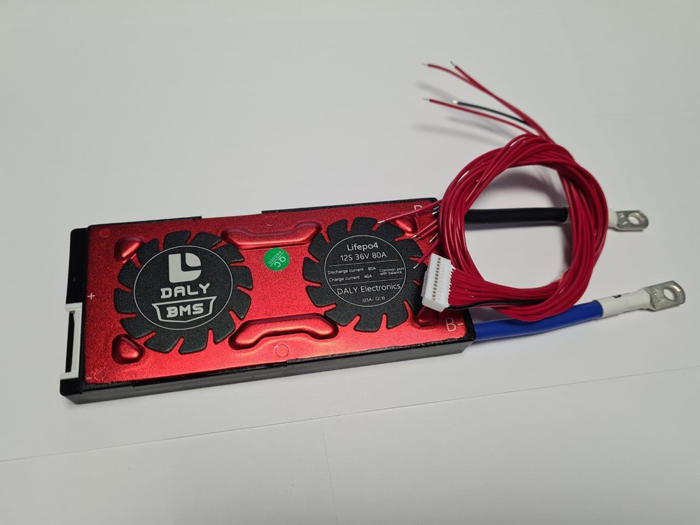 Плата контроля BMS LiFePO4 12S 36V 80A