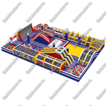 Надувной комплекс "Просторы для забав" 32,5*21,6*5 м