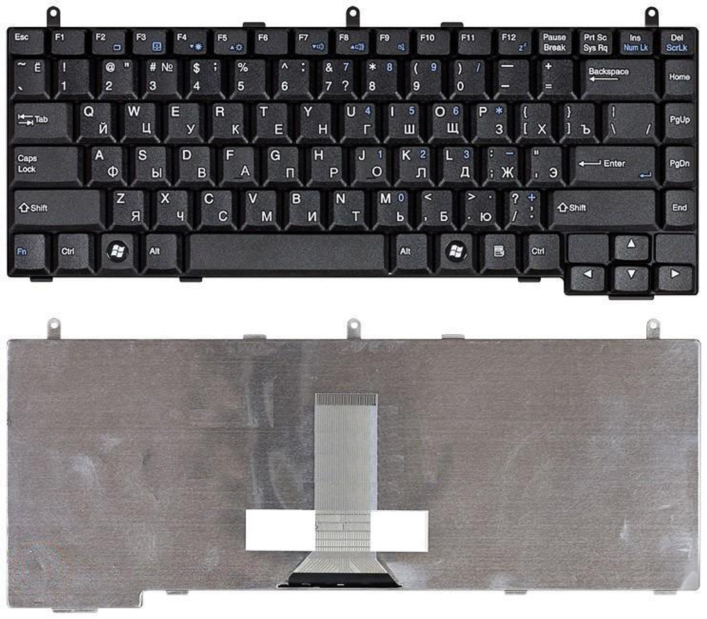 Клавиатура для ноутбука MSI Megabook VR330X VR330XB VR330 черная