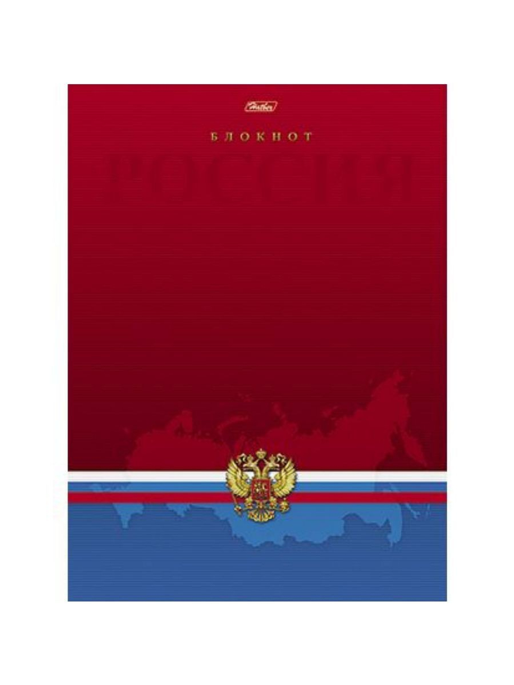 Тетрадь А4 7БЦ 80л кл. сшивка Hatber "Бизнес-блокнот" 5-цв. блок, мат.лам. выб. УФ-лак*