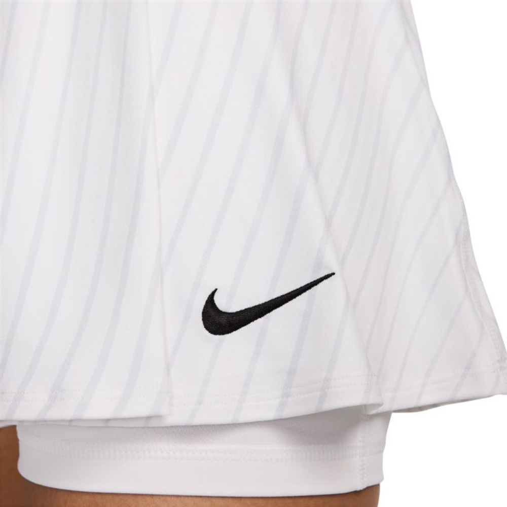 Теннисная юбка Nike Court Dri-Fit Victory Skirt - white/black - White