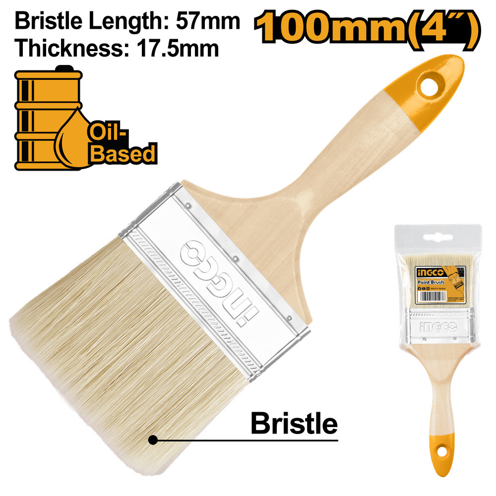 Кисть малярная флейцевая 100 мм