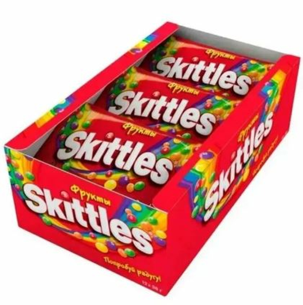 Скиттлс КРАСНЫЙ 38г/12