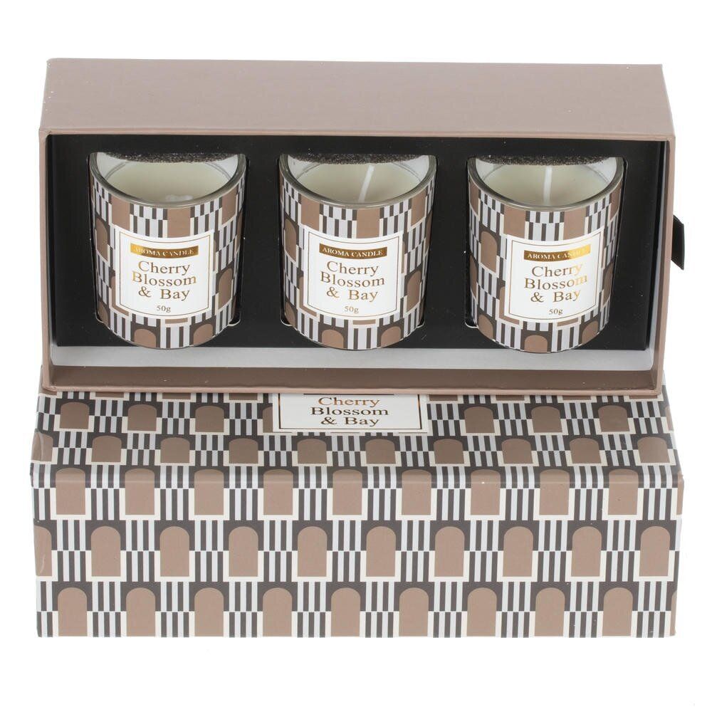 GAEM Набор из 3-х свечей ароматических, D 4.5 см, L21 W10 H5,5 см