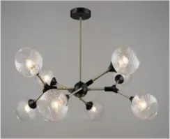 4858/8 AB+BK (1) Люстра (RL)