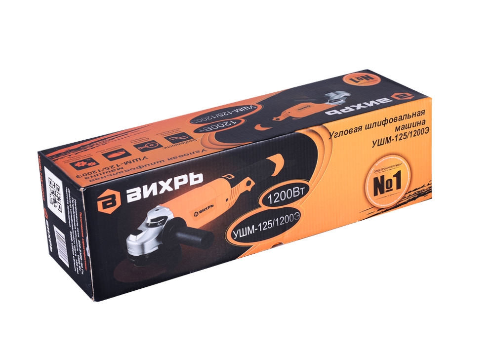Углошлифовальная машина (болгарка) Вихрь УШМ-125/1200Э