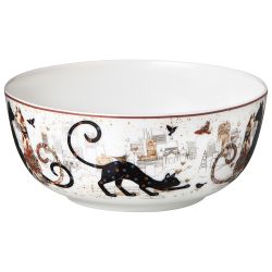 САЛАТНИК - ТАРЕЛКА СУПОВАЯ LEFARD "ПАРИЖСКИЕ КОТЫ" 800 МЛ 15,5*6,5 СМ (КОР=36ШТ.)