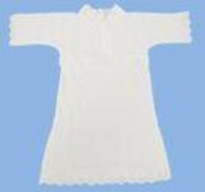 Рубашка крестильная 1406А р.24(74) ажур,кружево