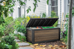 Пластиковый сундук Keter Deco Deck 630 л brown