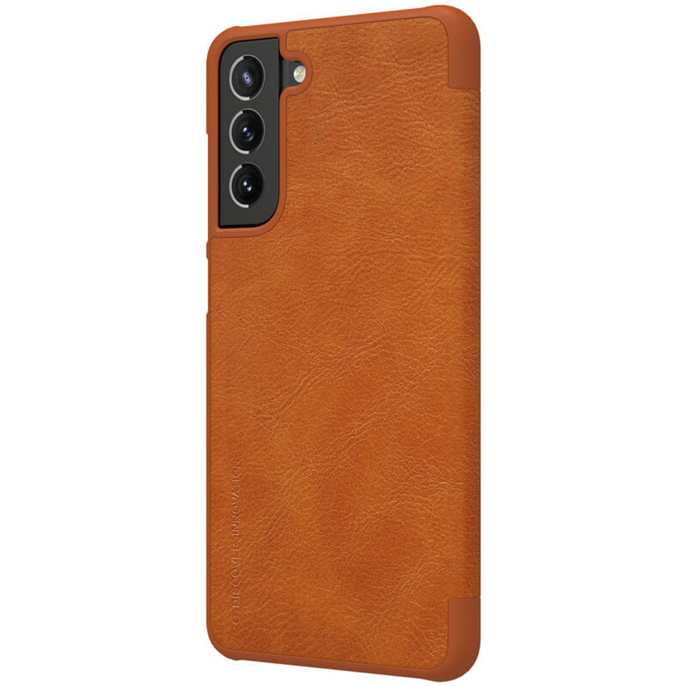 Кожаный чехол-книжка Nillkin Leather Qin для Samsung Galaxy S21 FE