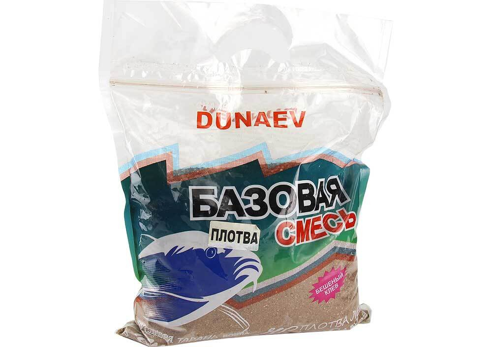 Прикормка "DUNAEV Базовая смесь" 2,5кг Плотва