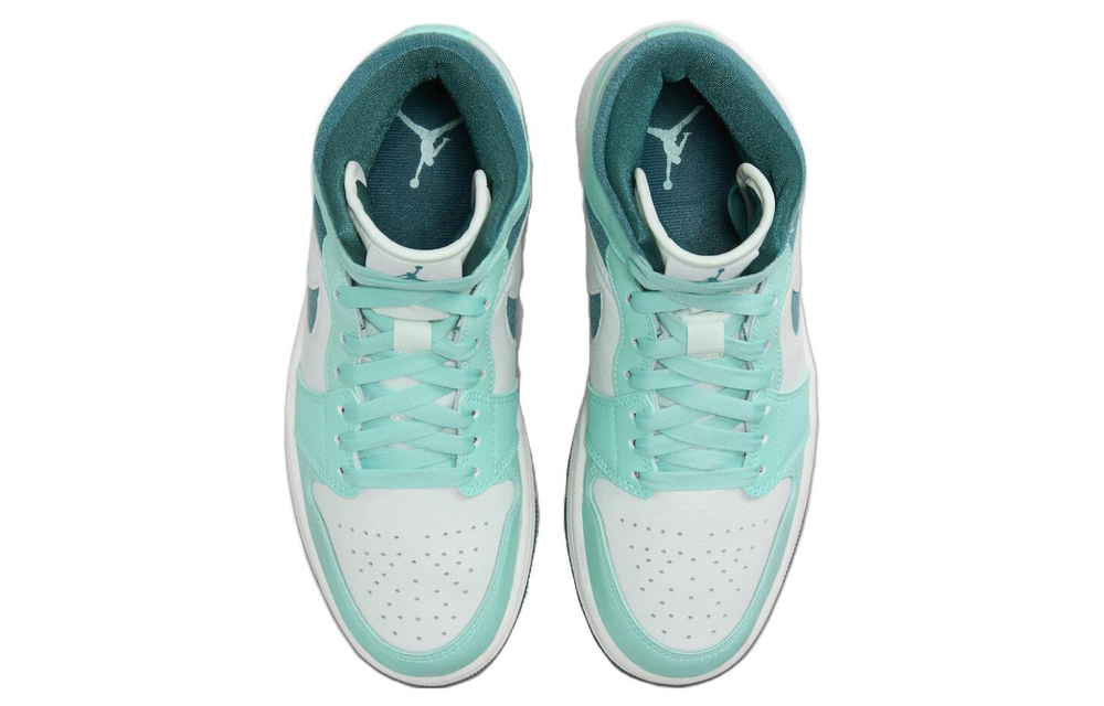 Кроссовки Jordan Air Jordan 1 Mid "Bleached Turquoise" (Женская размерная сетка)