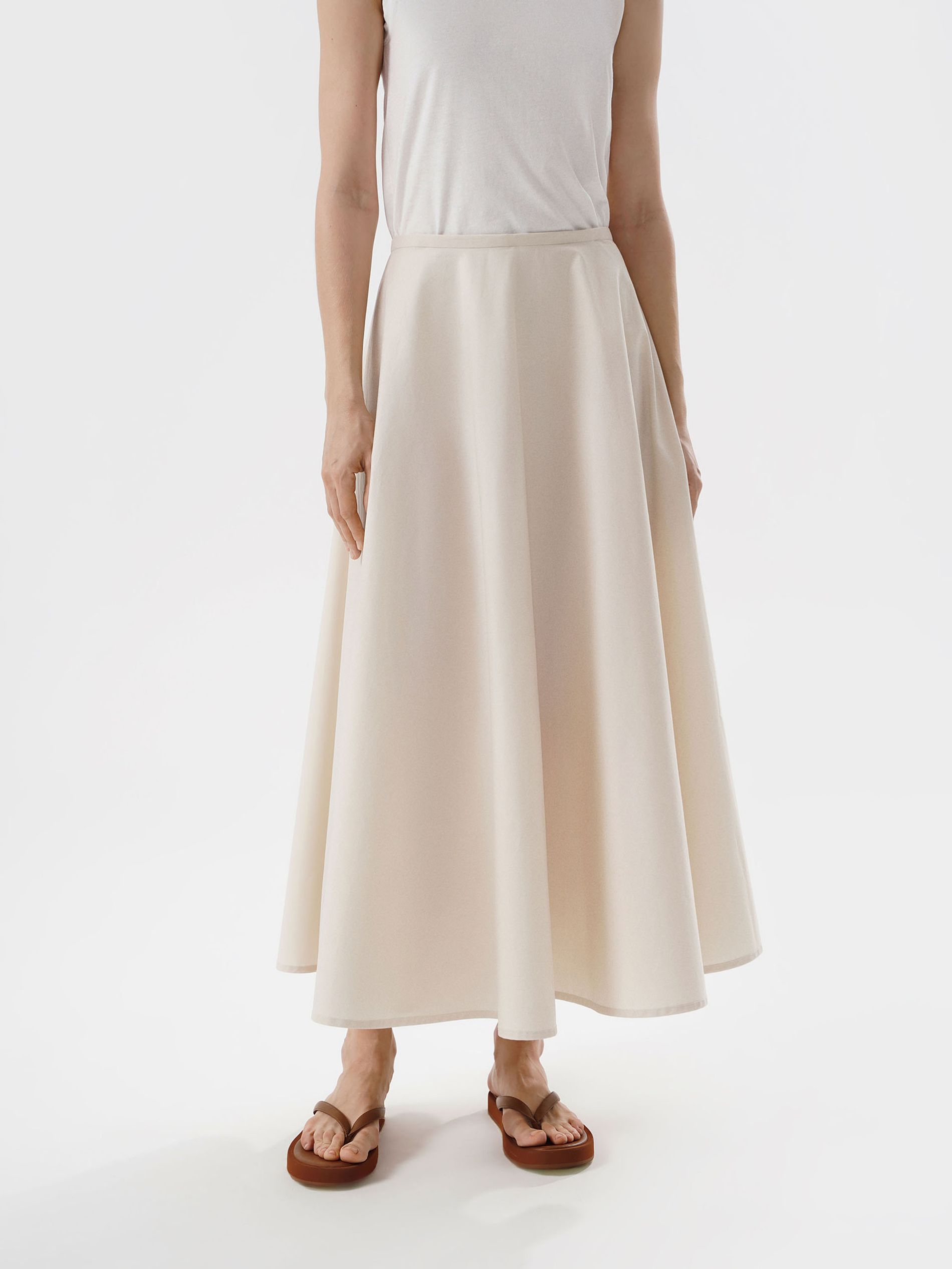 Юбка макси cream