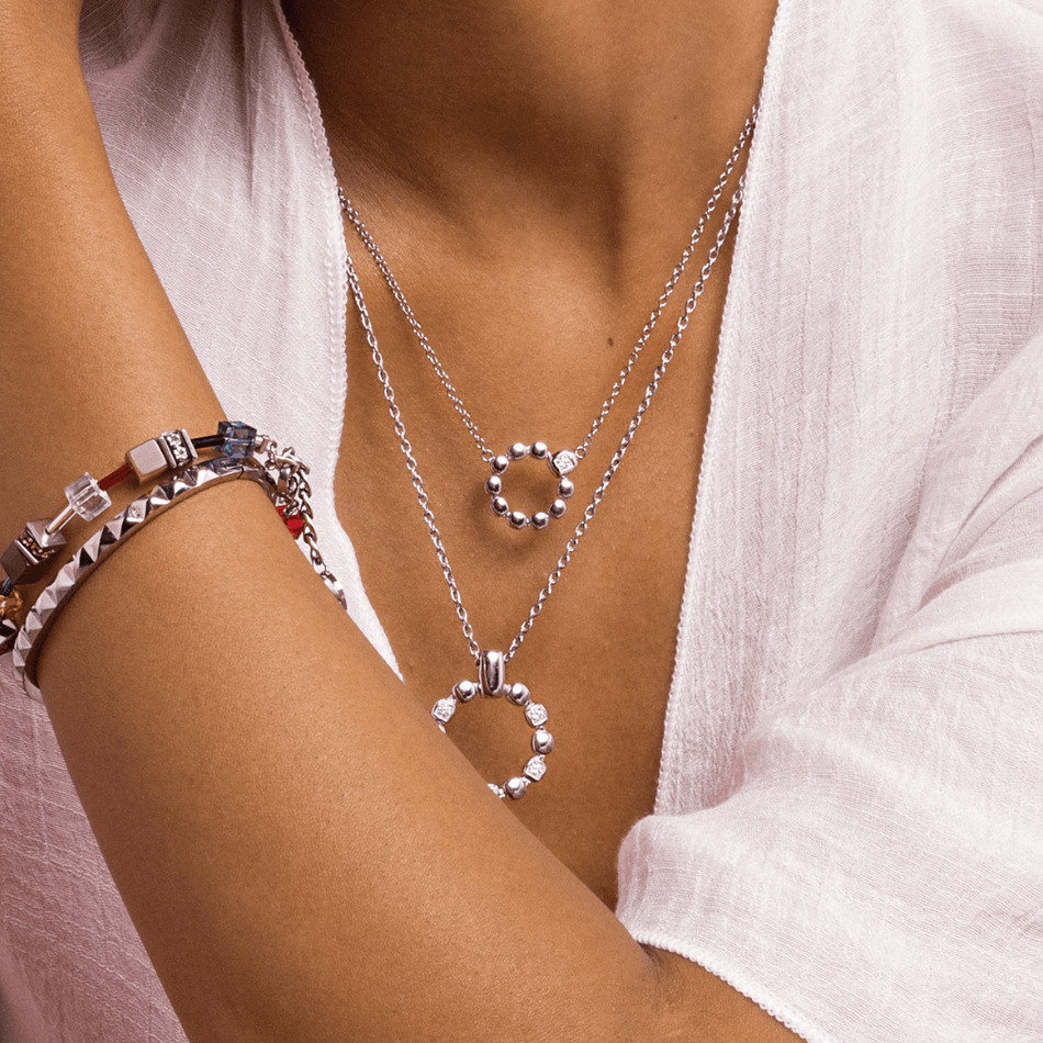 Колье Coeur de Lion Crystal-Silver 2055/10-1817