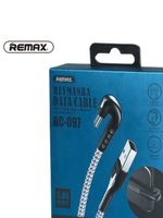 Кабель 1m USB/type-c 3A RC-97a Heymanba Series Remax silver
