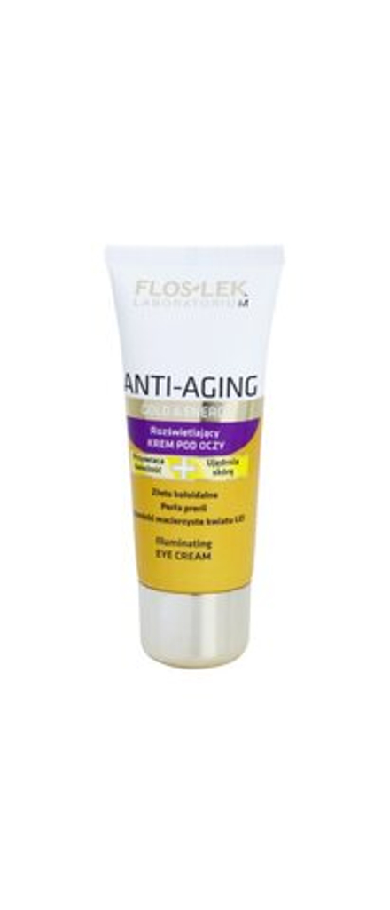 FlosLek Laboratorium Anti-Aging Gold & Energy - осветляющий крем для области вокруг глаз /   30  ml  / GTIN 5905043004549