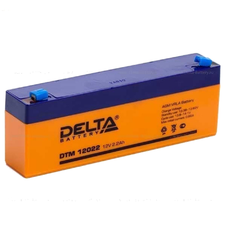 Аккумулятор Delta DTM 12022 (12В 2.2А/ч)