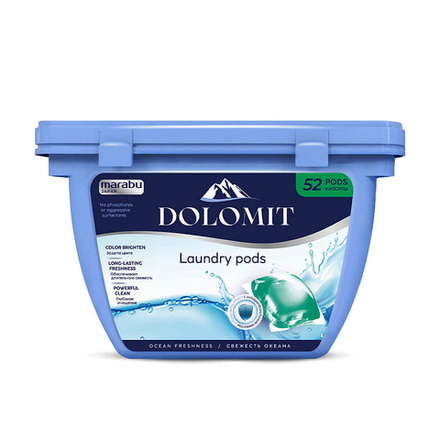 Dolomit 52шт.*8 гр. Капсулы для стирки белья аромат океана
