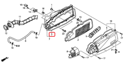 17213-K12-900. SEAL, AIR CLEANER