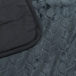 Покрывало евро, 240х260 см, 100%пэ, стеган, Silvano, Ирис, сер-син