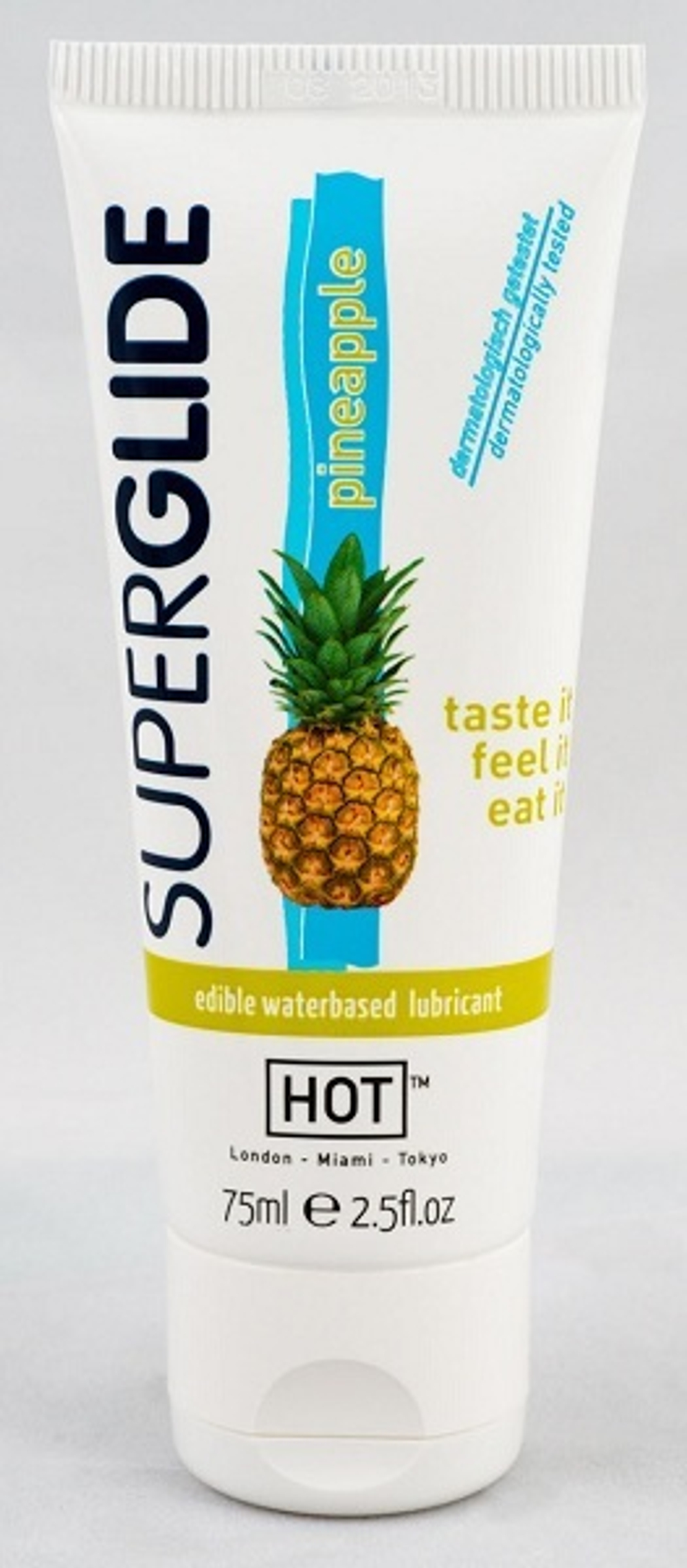 Гель-смазка на водной основе Superglide с ароматом ананаса, 75 мл.