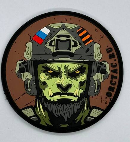 Шеврон Русский Орк ПВХ койот