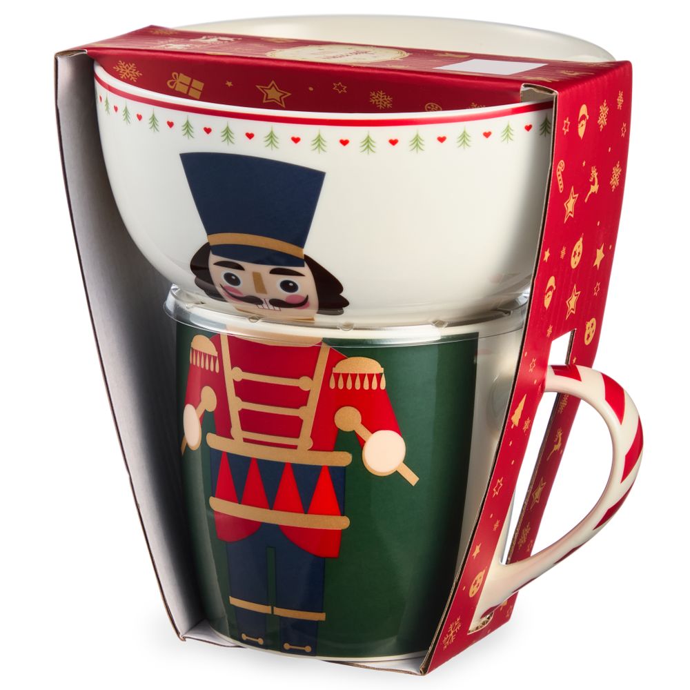 НАБОР ПОСУДЫ LEFARD "ЩЕЛКУНЧИК" 2 ПР. (КРУЖКА 360МЛ, САЛАТНИК 500МЛ)