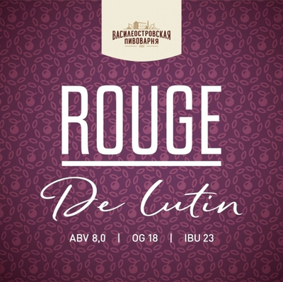Пиво Василеостровское Руж Де Лютин / Rouge De Lutin 20л - кег