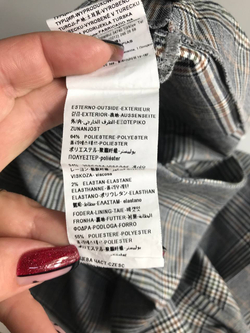 Юбка Benetton в клетку, маркировка 38, визуально на 44 размер