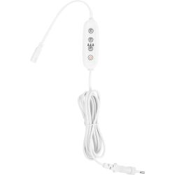 UST-E32 WHITE 2M Таймер с вилкой и разъемом L.N для фито светильника. 220В. 150Вт. Провод 2 метра. ТМ Uniel
