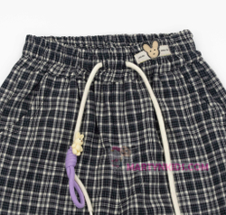 брюки клетка Зайка на резинке 4551