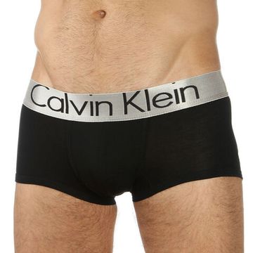 Мужские трусы хипсы модальные черные Calvin Klein Black Modal Trunks
