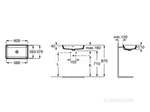 Раковина Roca The Gap 60x37 без отверстий 3270Y8000