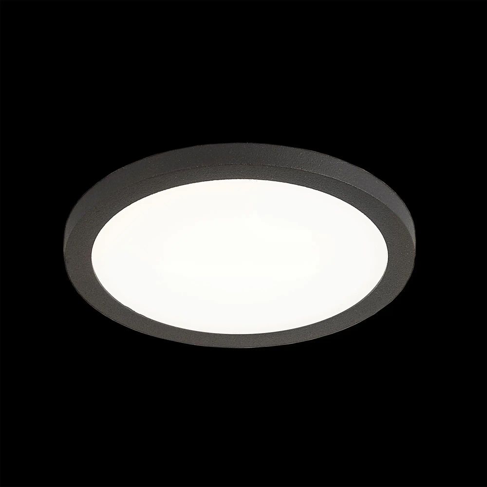Citilux Омега CLD50R082 LED Встраиваемый светильник с диммером Чёрный