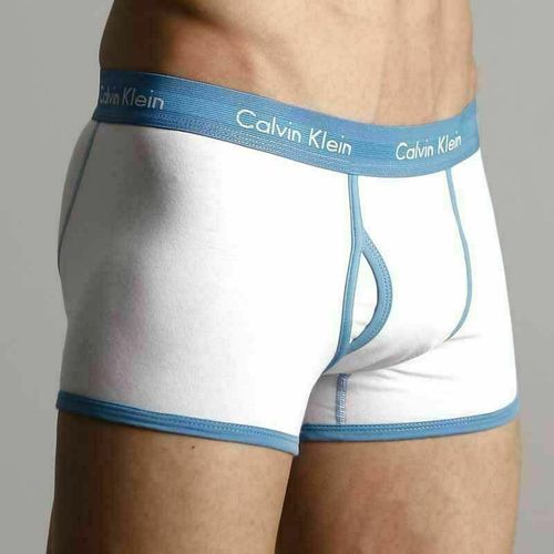 Мужские трусы хипсы Calvin Klein 365 White Blue Boxer