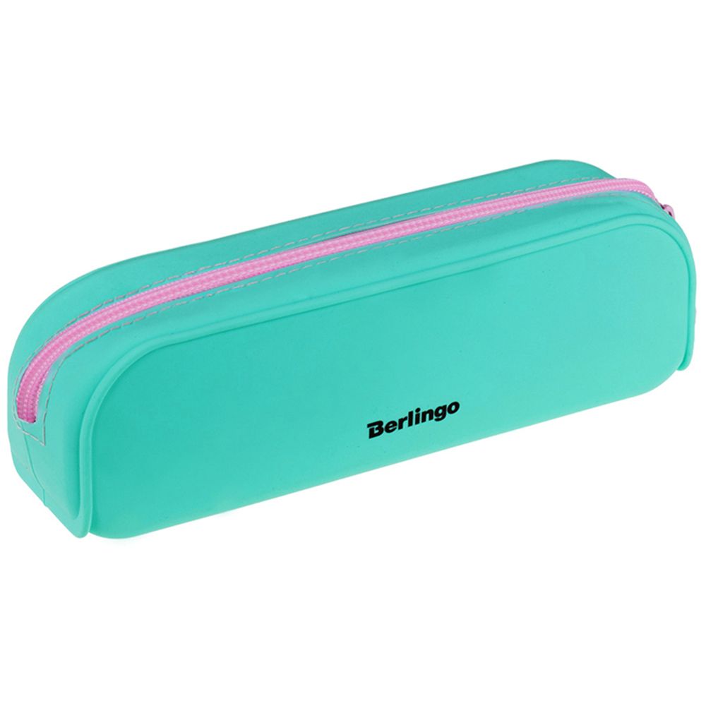 Пенал мягкий 200х60х50 Berlingo Penguin dream, силиконовый