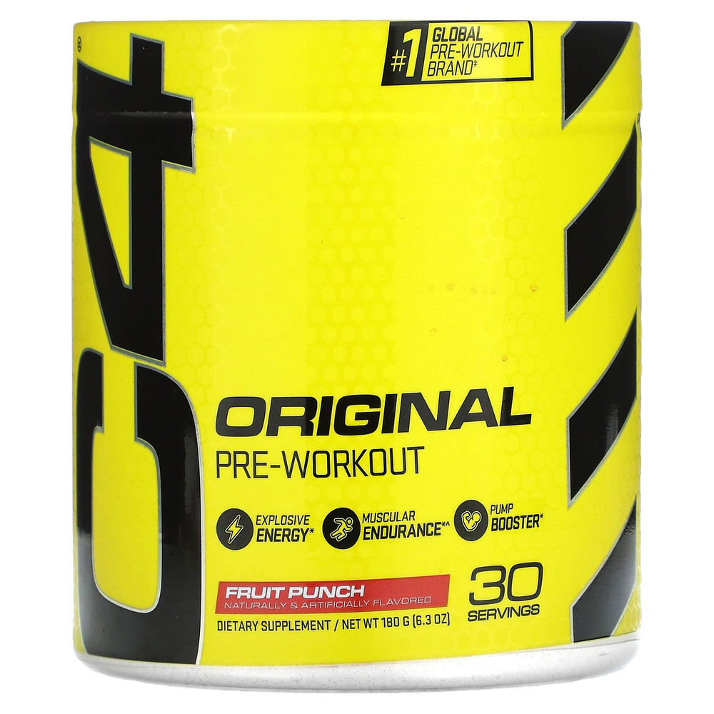 C4 / Cellucor, C4 Original, перед тренировкой, фруктовый пунш, 180 г (6,3 унции)