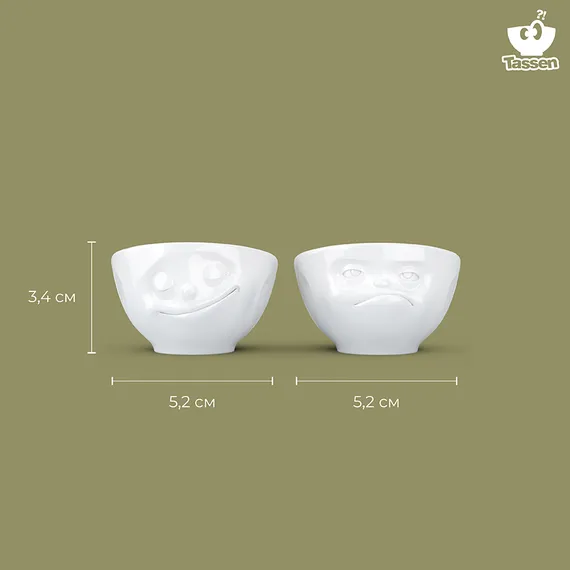 Набор из 2-х подставок для яиц Tassen Happy & Hmpff