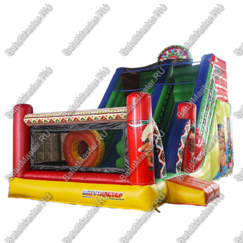 Надувная горка "Индиана" 7*4*4 м