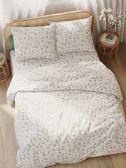 Пододеяльник перкаль Сказка "Весна" 1,5-спальный на молнии 145x215 см