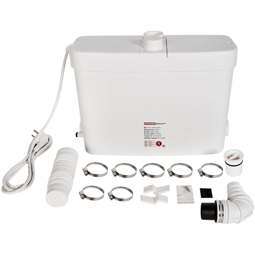 Канализационная насосная установка ROMMER BIOLIFT S-3 PLUS, 3х40 мм RPD-0010-100500