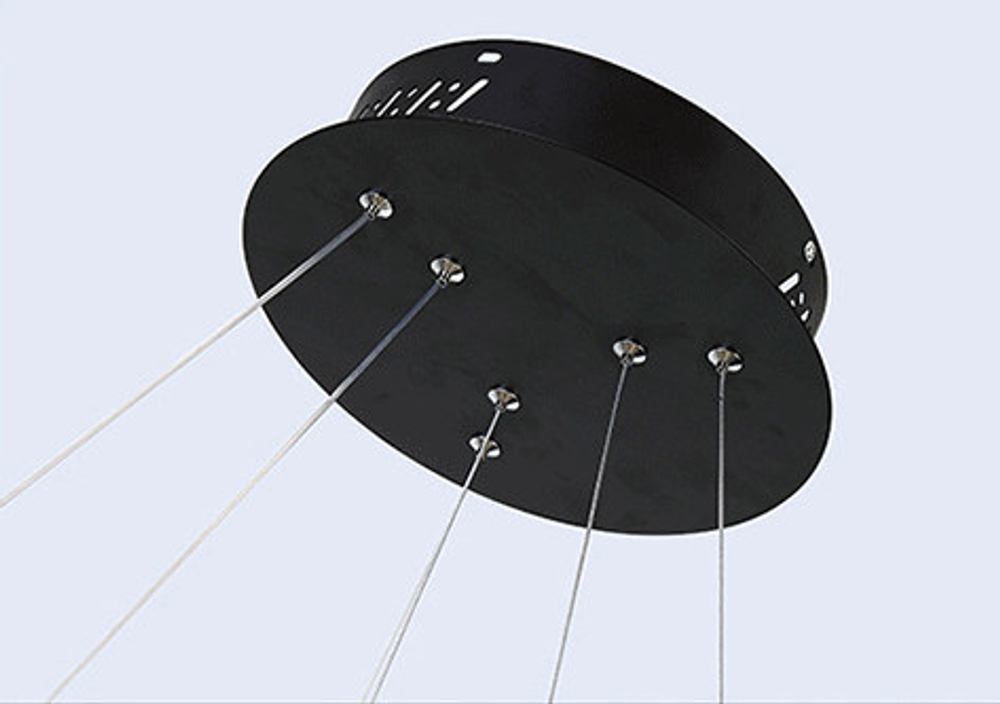 Подвесной Led дизайнерский светильник  Corona by SONNEMAN D80 (черный)