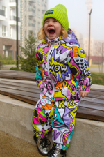 Комбинезон демисезонный мембрана для девочки 1-8 лет Милашка Сьюзи