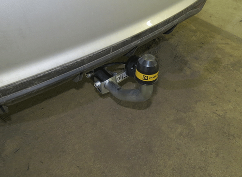 Фаркоп Motodor Hyundai Solaris 2 2017-2022 , Kia Rio 2017-2020, Solaris HS 2024- (оцинкованный шар)(паспорт и сертификат в комплекте)(без электрики) 90907-A