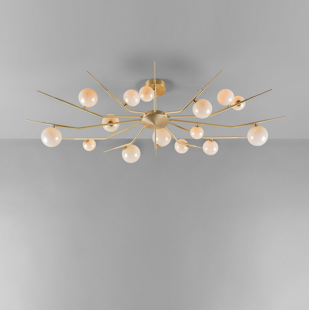 Ceiling design lamp  RADIAL CHERRYBOMB CBR.15.01 by Lindsey Adelman